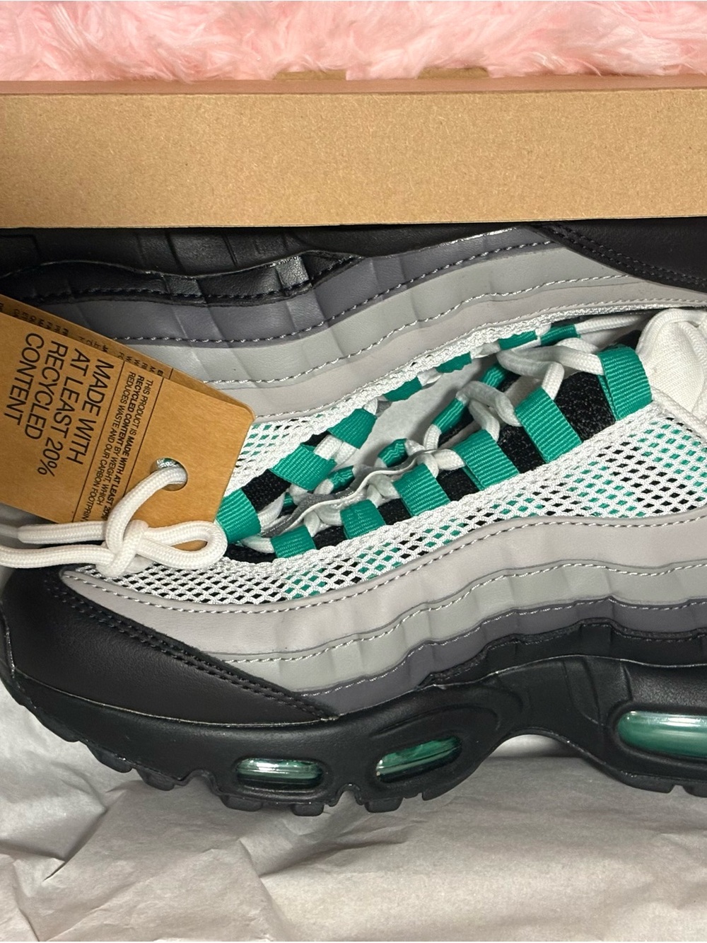 Nike Air Max 95 Stadium Green Next Nature Fresh Water Pearl Grey DH8015-002 W7.5